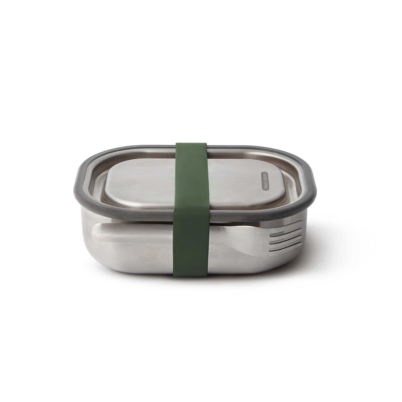 Edelstahl Lunchbox klein, Olive, 600 ml