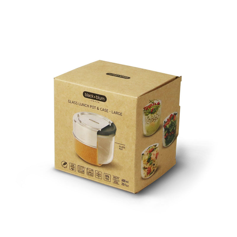 Lunchschale aus Glas, Mandel, 600 ml