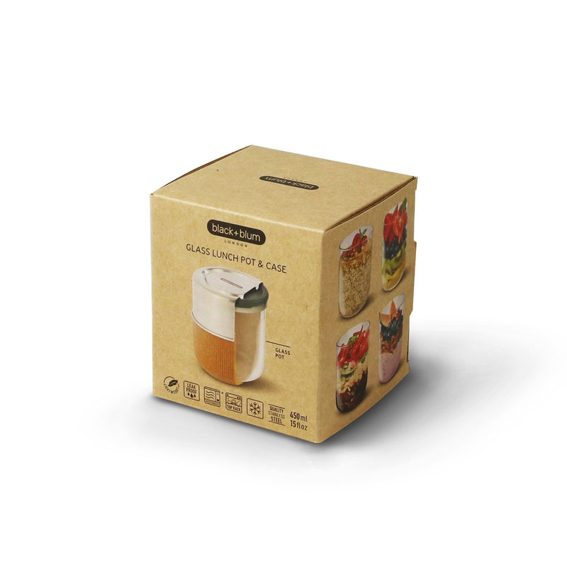 Lunchschale aus Glas, Mandel, 450 ml