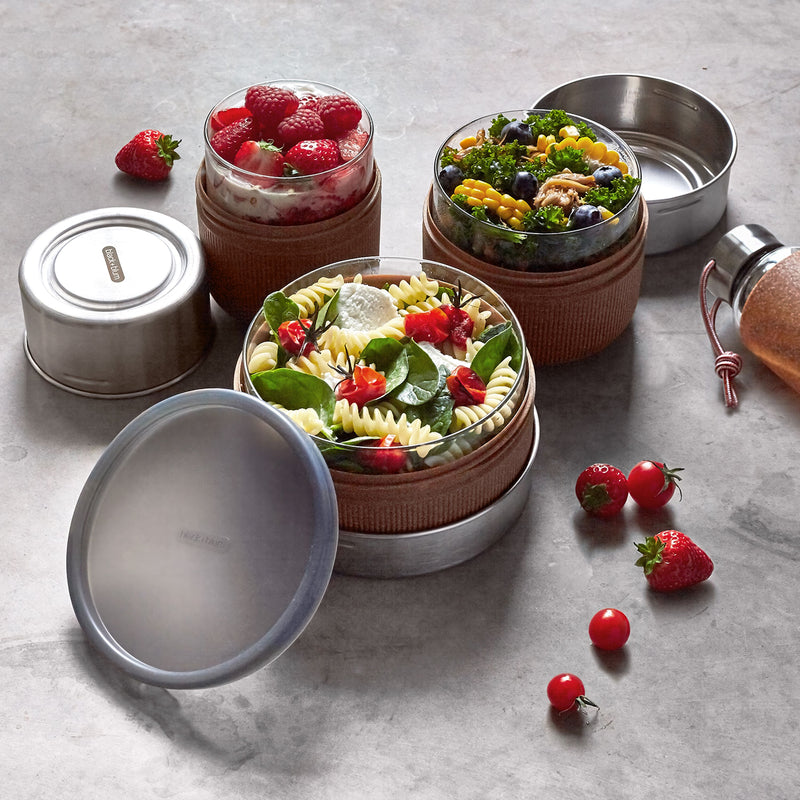 Lunchschale aus Glas, Schiefer, 600 ml