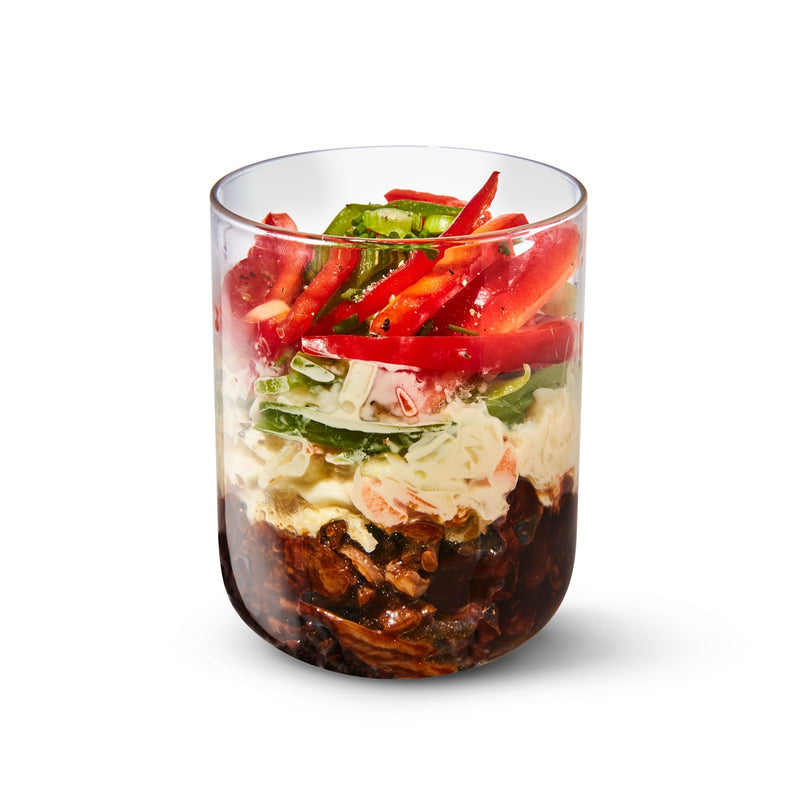 Lunchschale aus Glas, Schiefer, 450 ml