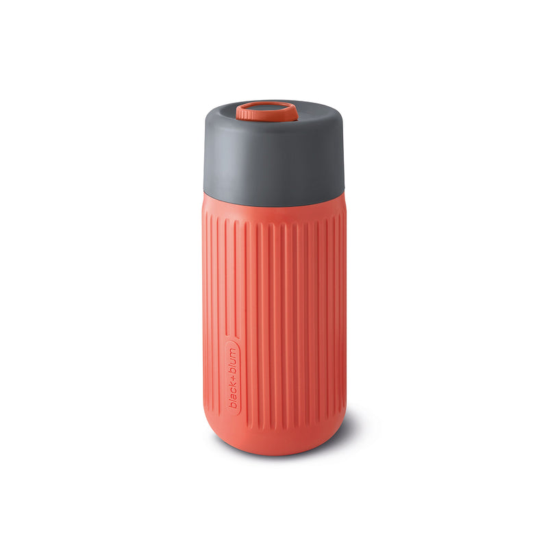Glas To-Go Becher, orange, 340 ml