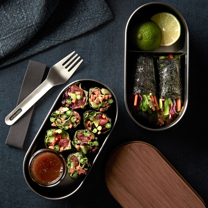 Edelstahl Bentobox, 2 x 500 ml