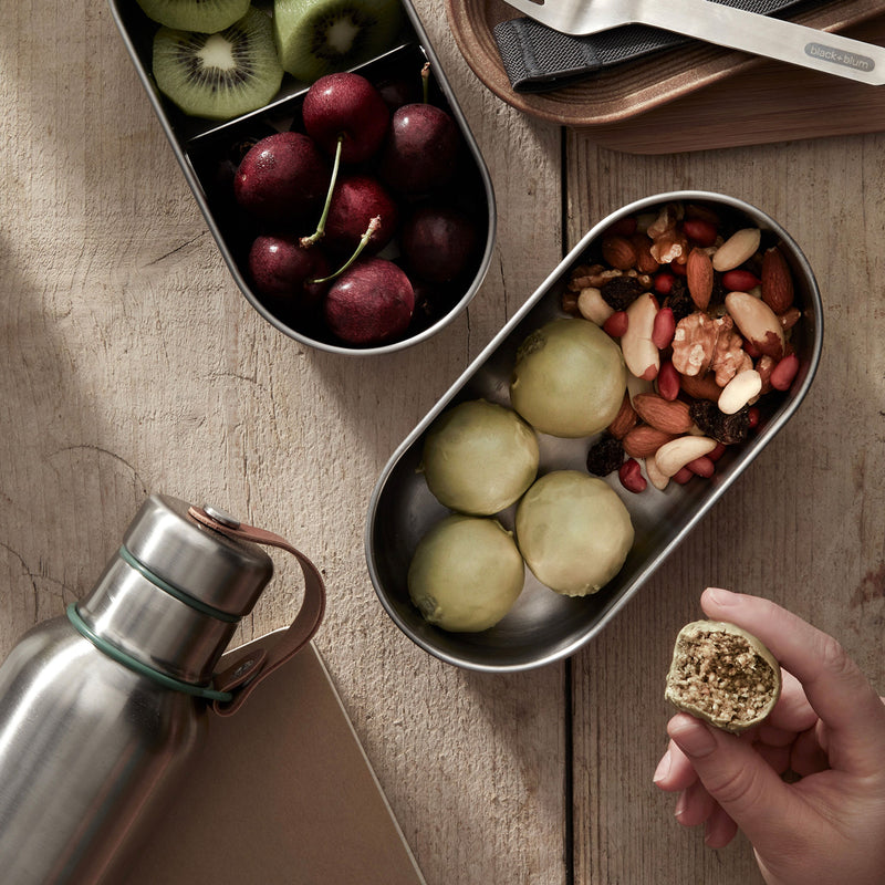 Edelstahl Bentobox, 2 x 500 ml