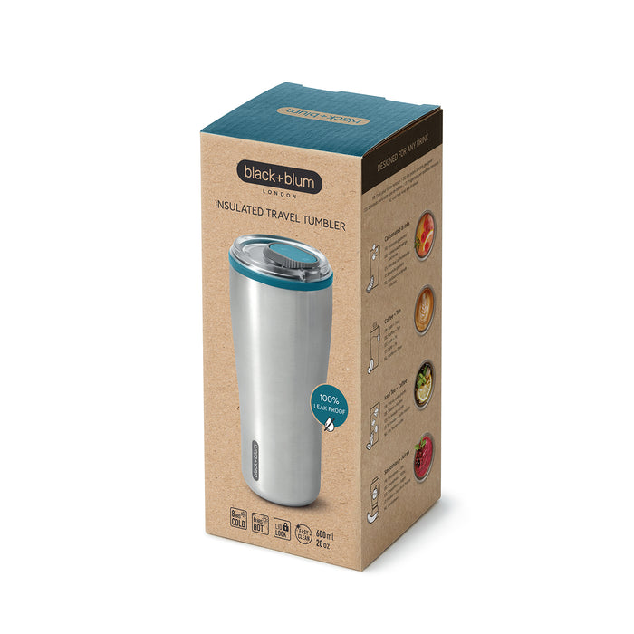 BLACK+BLUM Travel Tumbler 600ml Edelstahl ocean