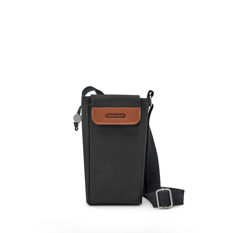 Isolierte Flaschen-Tasche, Schwarz