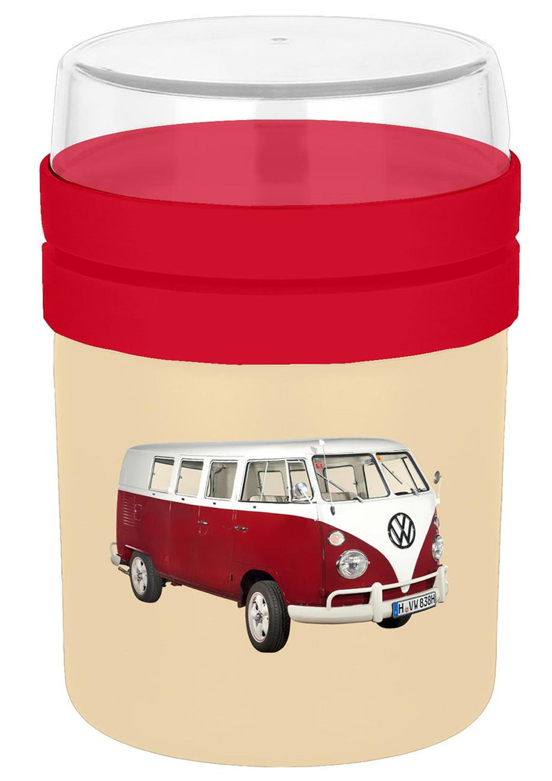 GEDA Food-2-go-Becher VW Bulli Kst. rot 500ml