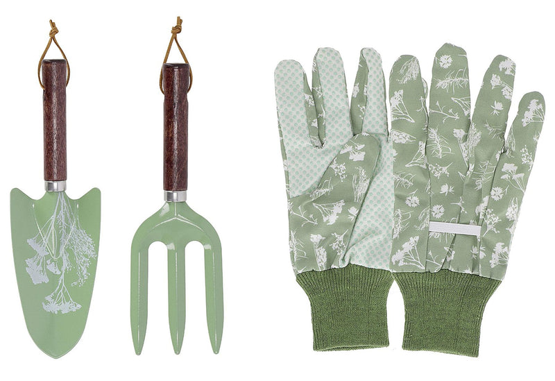 ESSCHERT DESIGN Gartengeräte und Handschuhe im Set sortiert