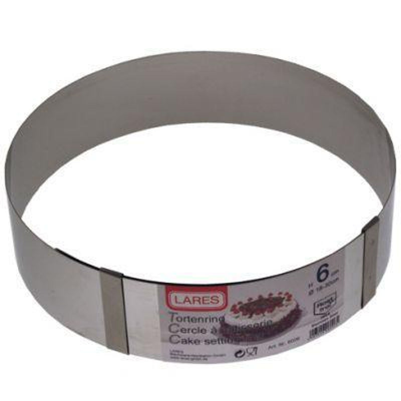LARES Tortenring 6cm Edelstahl