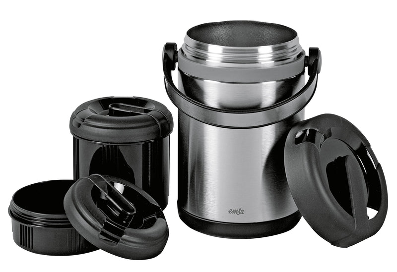 EMSA Isolier-Speisegefäß Mobility 1,7l schwarz/anthrazit