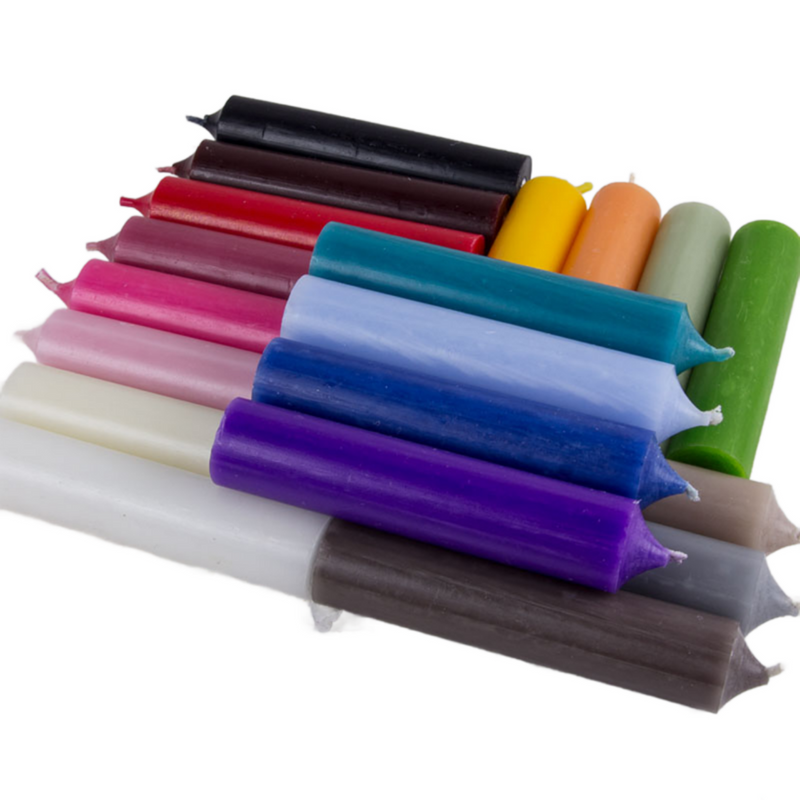 11cm Stabkerzen 10er Set im eleganten Stil, Farbe LAVENDEL, natürliches Design mit 2,2 cm Durchmesser, Höhe 11 cm, ca. 4 Stunden Brennzeit, Ruß- und tropffrei, Hoher Neidfaktor.