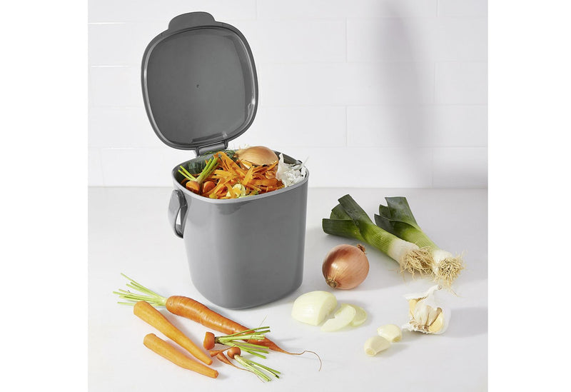 OXO Küchenabfalleimer 2,8l grau