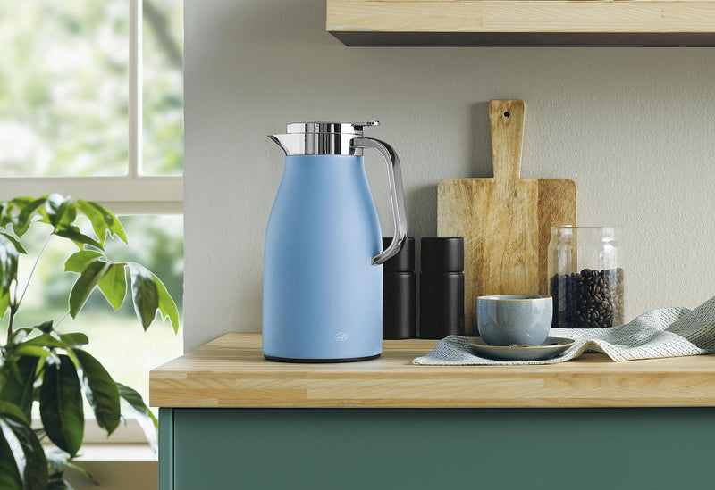AFLI Isolierkanne Skyline pastell blau matt 1,00l