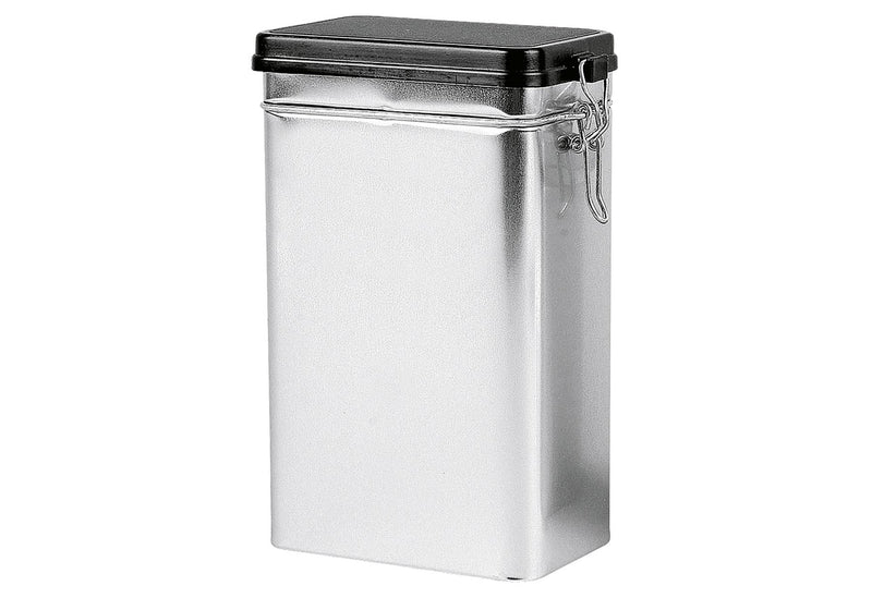 GAWOL Vorratsdose Bügelverschluss 7x11x18,5cm uni silber