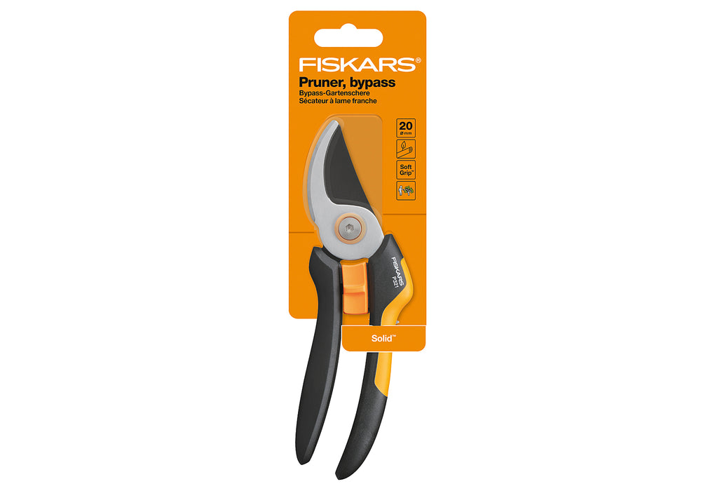 FISKARS Bypass-Gartenschere M Solid