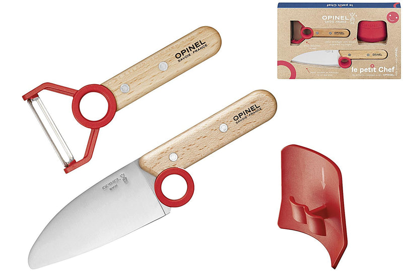 OPINEL Kinder Kochmesser-Set Le petit Chef 3teilig