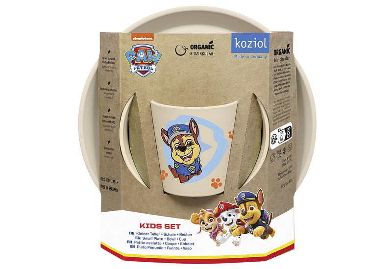 KOZIOL Kindergeschirr Paw Patrol Grow 3teilig sand