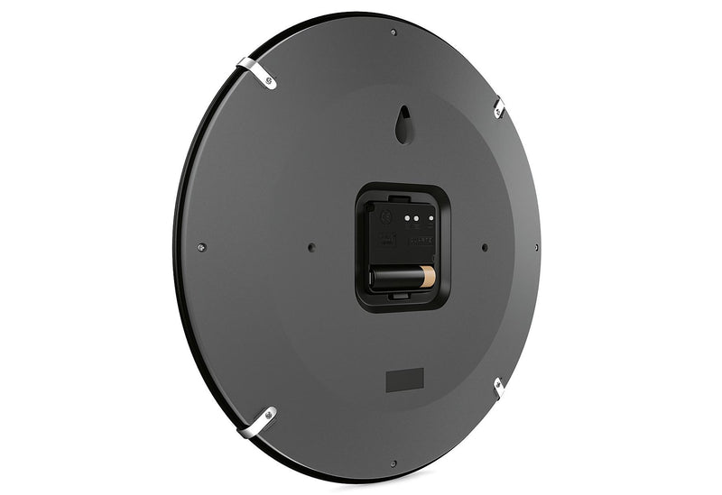 MEBUS Funkwanduhr Ø30cm hellgrau