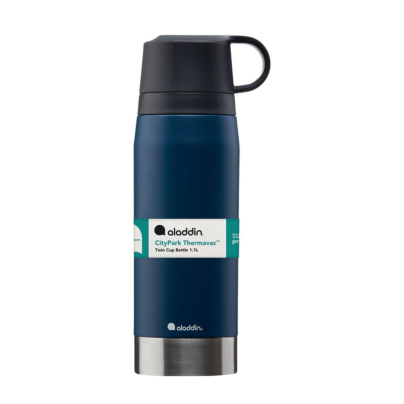 CityPark Thermoflasche, 1,1L, Navy-Blau