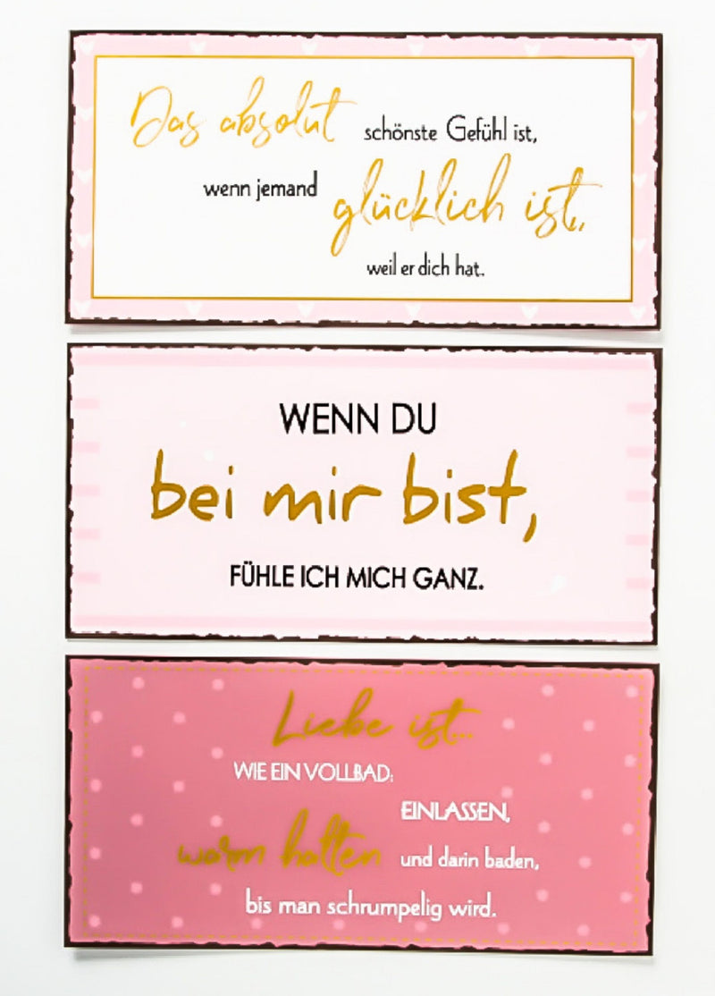 Grosses Vintage Metallschild, Modell „ WENN DU BEI MIR BIST..., Material Metall , Maße 40 x 20 cm, rosa pink, ideal für Küche, Flur, Bar, Cafeteria oder einfach Zuhause.