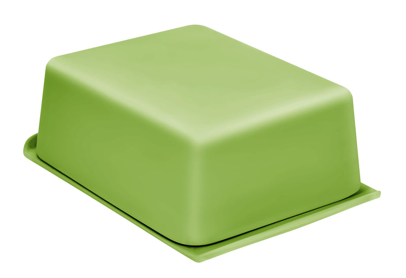 MAGU Butterdose Natur-Design grün