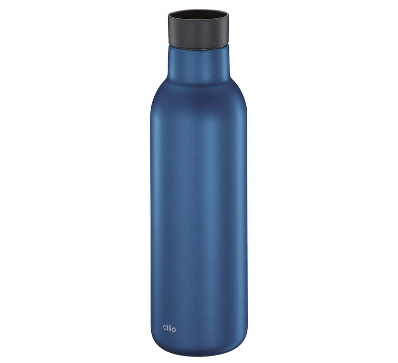CILIO Isoliertrinkflasche Deluxe 450ml blau matt