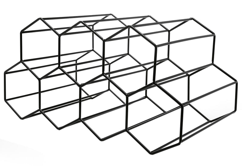 LEOPOLD Wein-Regal 35x19x17,5cm schwarz