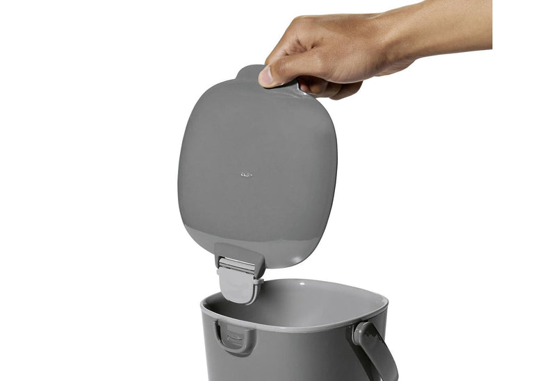 OXO Küchenabfalleimer 2,8l grau