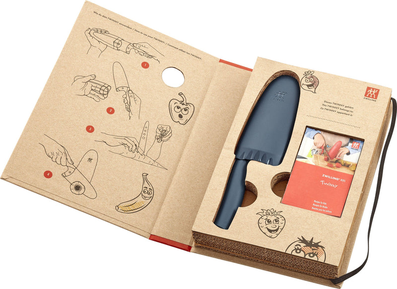 ZWILLING Kinder-Kochmesser Twinny 10cm blau