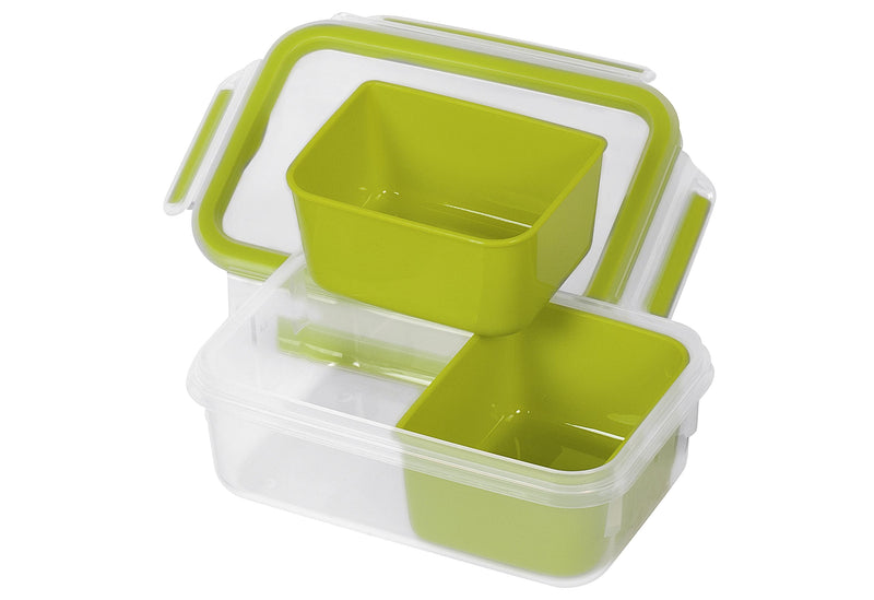EMSA Clip & Go Snack mit Einsätzen rechteckig 0,55L