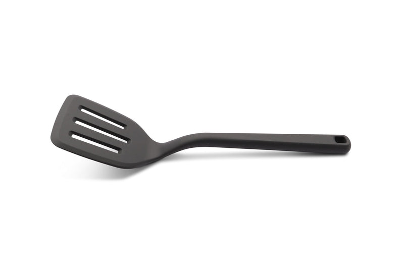 WEIS Pfannenwender 31cm geschlitzt mit Eisenkern Silikon grau