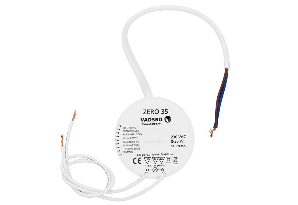 VADSBO ZERO 35 elek. Trafo 0-35W dim. mit LED-Dimmer