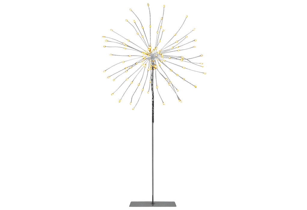 STAR TRADING Standstern Firework 3D LED 50x25cm silber