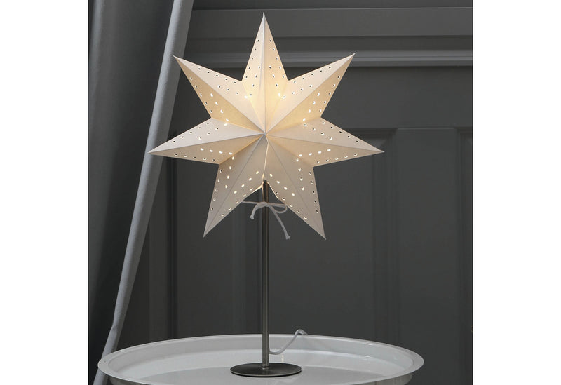 STAR TRADING Papierstern Bobo ca.34cm weiß