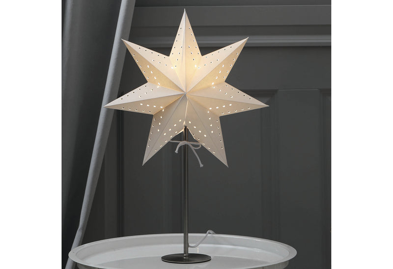 STAR TRADING Papierstern Bobo ca.34cm weiß