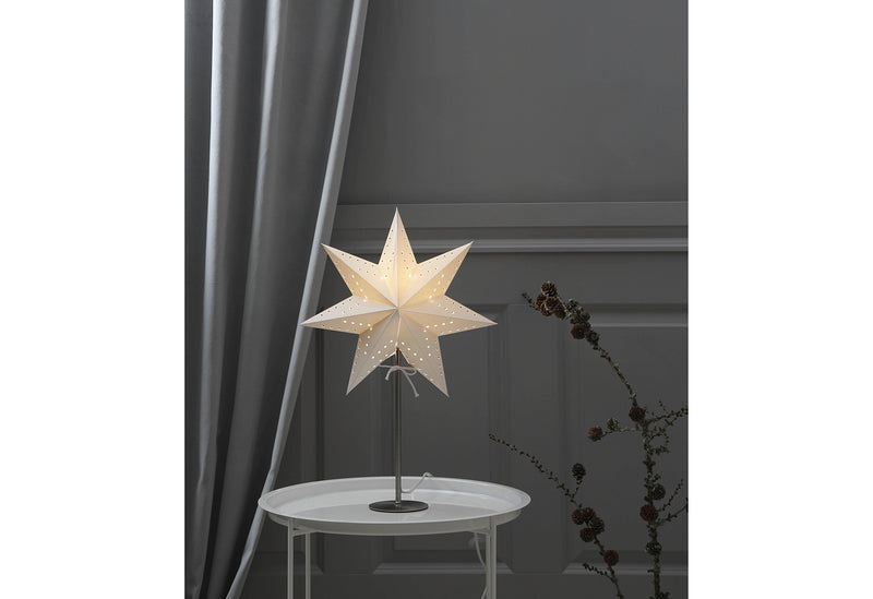 STAR TRADING Papierstern Bobo ca.34cm weiß