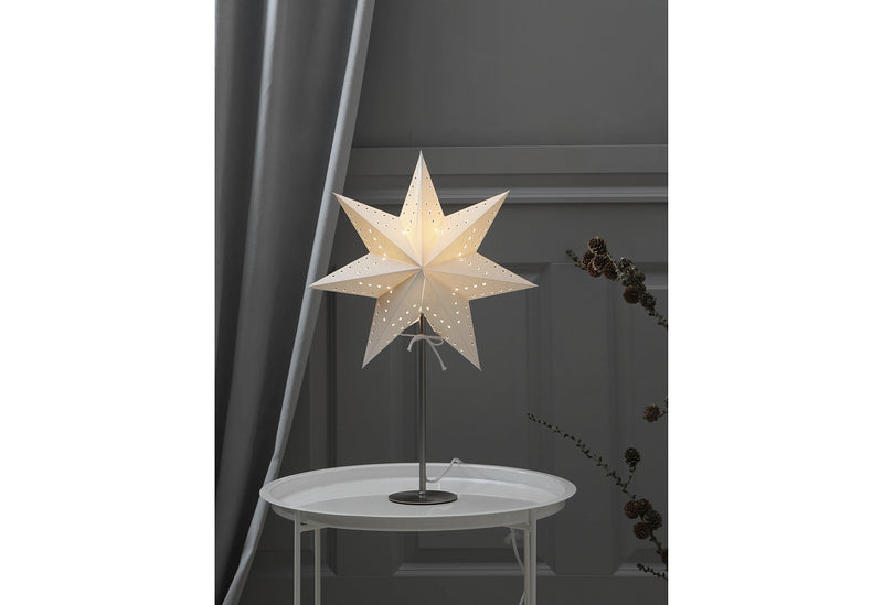 STAR TRADING Papierstern Bobo ca.34cm weiß