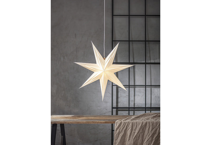 STAR TRADING Papierstern Holly 60cm weiß