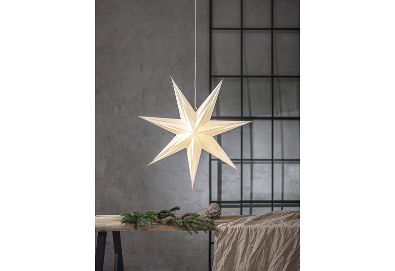 STAR TRADING Papierstern Holly 60cm weiß