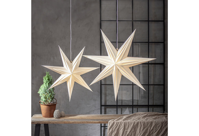 STAR TRADING Papierstern Holly 60cm weiß