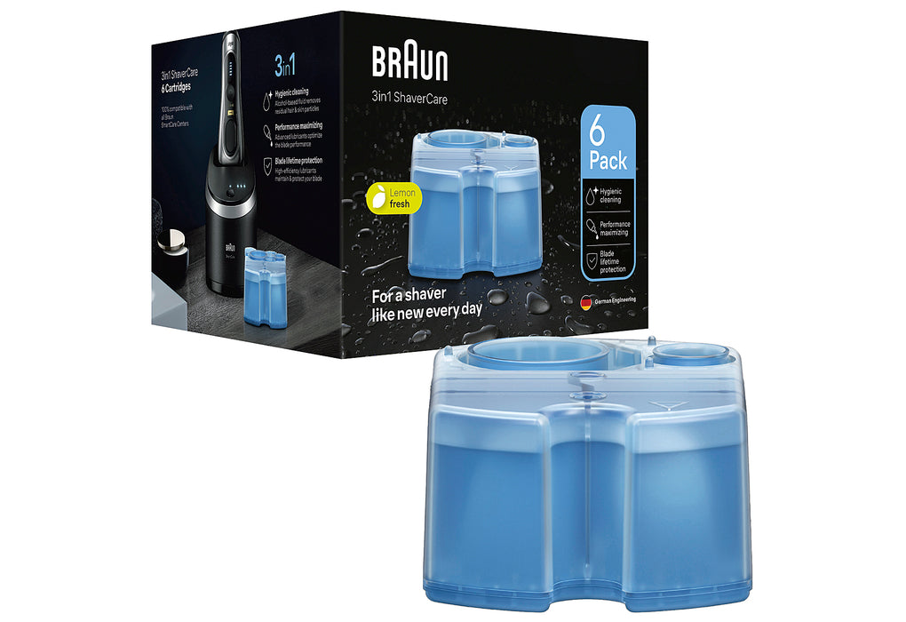 BRAUN Reinigungskartusche CCR 6 3in1 Shaver Care 6er Pack