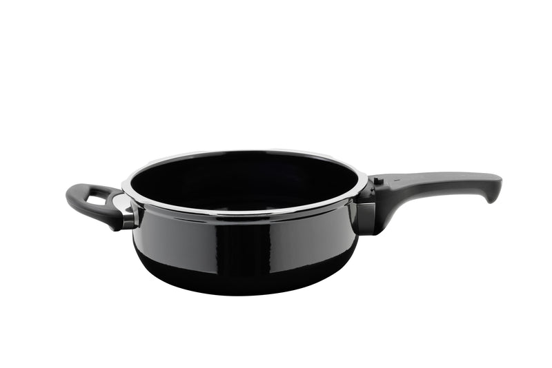 SILIT Schnellkochtopf-Set Sicomatic t-plus Duo 4,5l+3l Silargan schwarz 2teilig