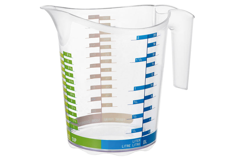 ROTHO Messbecher Domino 2l Kunststoff