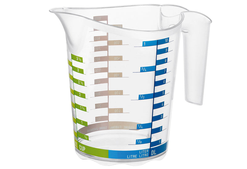 ROTHO Messbecher Domino 1l Kunststoff