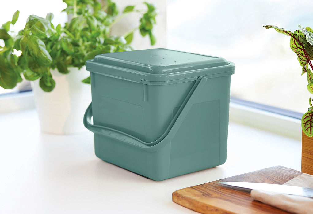 ROTHO Komposteimer Bio 5l 21x20x18cm mistletoe green