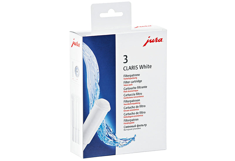 JURA Filterpatrone/Filterkartusche/Wasserfilter Claris white 3er Pack