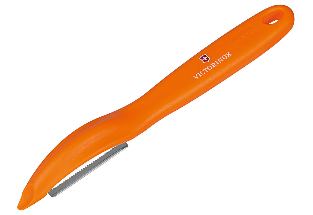 VICTORINOX Universalschäler Zackenschliff orange