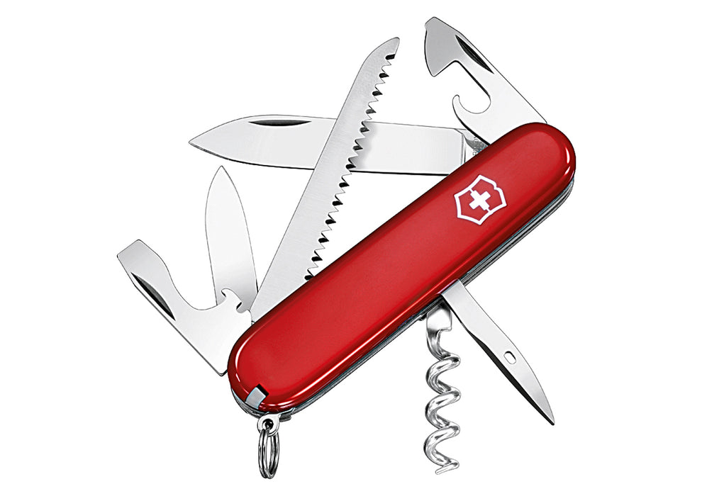 VICTORINOX Taschenmesser Camper 13 Funktionen 91mm rot