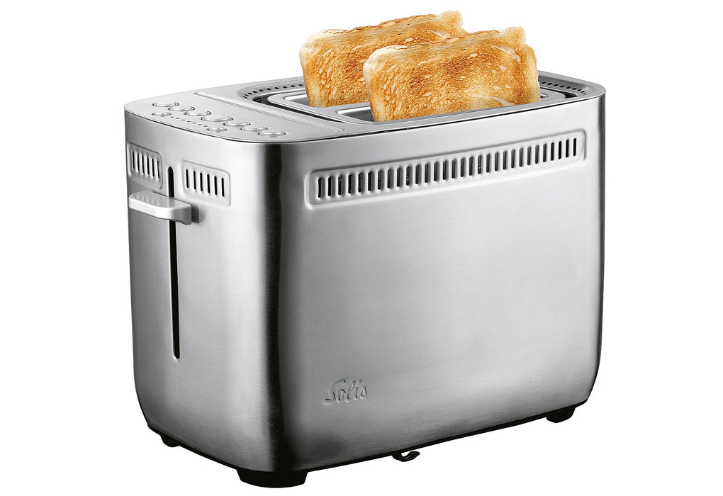 SOLIS Toaster Flex Typ 8004 2 Schlitze mit Brötchenaufsatz