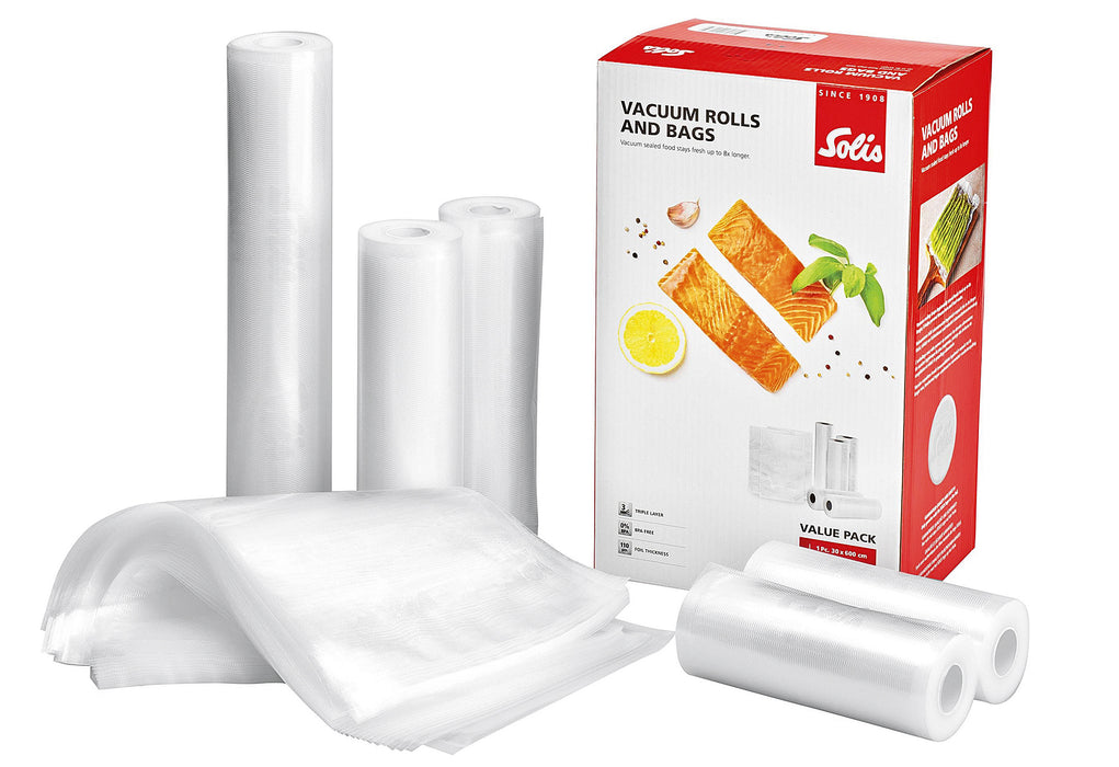 SOLIS Vakuumierfolien und Beutel Value Pack 55teilig